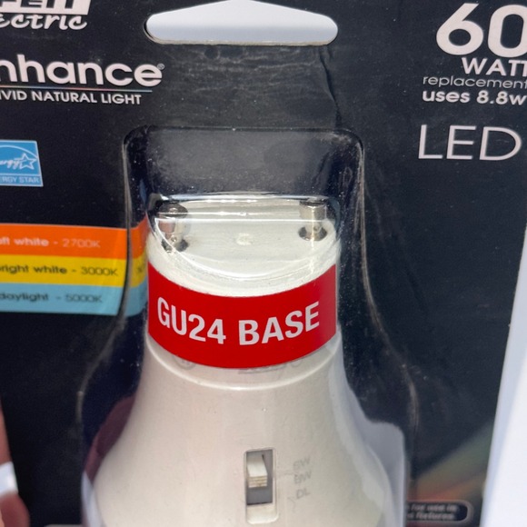 Feit Electric Enhance 60-Watt Equivalent LED Light‎ Bulb With GU24 Base - Picture 3 of 3